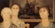 Grant Wood Daughter of Revolution oil painting picture wholesale